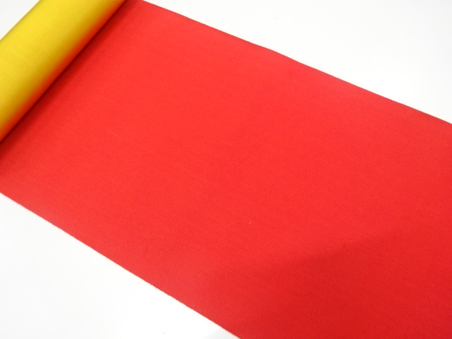 アンティーク　無地リバーシブル八寸帯地反物